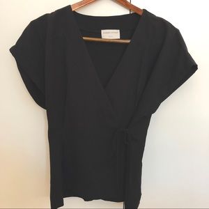 Modern Citizen Wrap Blouse